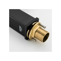 Смеситель для умывальника Gappo 35к G1017-6 литой, п/гайку, черный 544947