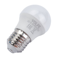 Светодиодная лампа Volpe LED-G45-5W/3000K/E27/FR/SLS UL-00008803