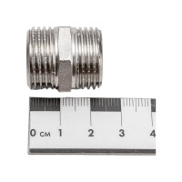 Ниппель STI  Ду15 (1/2") никелированный D270-04971