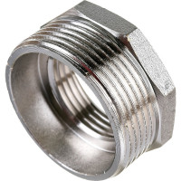 Футорка STI 1 1/2" x 1" никелированная D270-05072