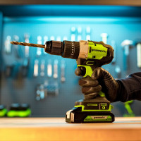 Аккумуляторная дрель-шуруповерт GreenWorks GD24DD60K2 3704107UA