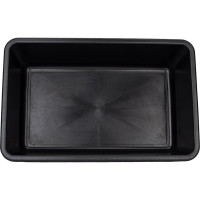 Емкость Тара.ру 20 л, строительная, прямоугольная, без крышки, цв. чёрный 26233