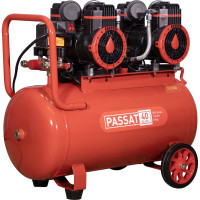 Компрессор Aurora PASSAT-40 BLACK тихий, без масл. 2 режима работы 40л, 340л/мин, 1.8кВт 31400