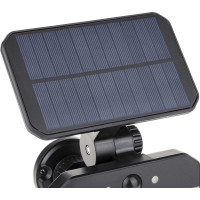 Светодиодный светильник с датчиком движения и освещения duwi Solar LED на солнечных батареях, 14Вт, 6500К, 850Лм, IP54, 3 режима, цвет черный 25028 9