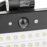 Светодиодный светильник с датчиком движения и освещения duwi Solar LED на солнечных батареях, 14Вт, 6500К, 850Лм, IP54, 3 режима, цвет черный 25028 9