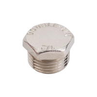 Латунная заглушка DOUBLE-LIN резьбовая н/р - 1/2" LL6164 (1/2")