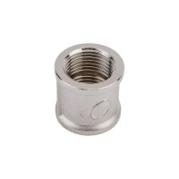 Прямая муфта DOUBLE-LIN резьбовая латунная 1/2 LL6019 (1/2")