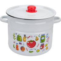 Цилиндрическая эмалированная кастрюля appetite Marinades 9 л 1с200с Marinades