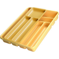 Лоток для столовых приборов COSMOPLAST 9-ти местный, 40x30x6,5 см, пластик, цвет ассорти 2143