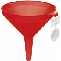 Воронка COSMOPLAST диаметр 18 см, пластик, ассорти 2279