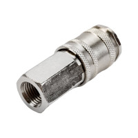 Быстроразъёмная пневморозетка PI TOOLS МАМА BRS-M1/4F с внутренней резьбой, Арт. 6927