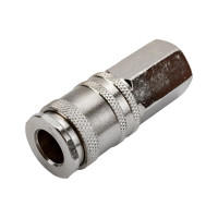 Быстроразъёмная пневморозетка PI TOOLS МАМА BRS-M1/4F с внутренней резьбой, Арт. 6927