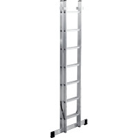 Алюминиевая 2-секционная лестница UFUK 2х7 ступеней 411207