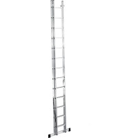 Алюминиевая 2-секционная лестница UFUK 2х13 ступеней 411213