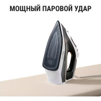 Утюг для одежды с отпаривателем TDM ELECTRIC керамический "Меркурий 3", 2600 Вт, антинакипь, антикапля, самоочистка, автоотключение SQ4010-0003