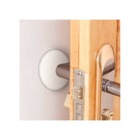 Стоппер для двери Рыжий кот настенный, круглый, самоклеящийся, 2 шт. в наборе 103683