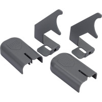 Комплект настенных регулируемых кронштейнов Royal Thermo, серебристые НС-1402553