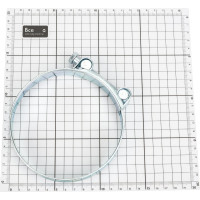 Усиленный хомут TITAN LOCK (113-121 мм), оцинкованная сталь TL113-121RC