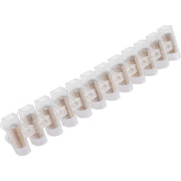 Клеммная винтовая колодка STEKKER, линейка 12 штук, полиэтилен, LD227-3A DIY 39898