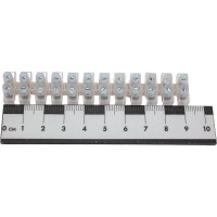 Клеммная винтовая колодка STEKKER, линейка 12 штук, полиэтилен, LD227-3A DIY 39898