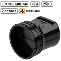 Штепсельная розетка TDM ELECTRIC кабельная разборная без заземления, штепсельное гнездо 10А 250B SQ1806-0410