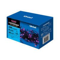 Светодиодная гирлянда Uniel ULD-S2000-200/DGA PINK, IP20 UL-00007310
