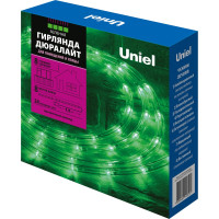 Светодиодная гирлянда Uniel Дюралайт ULD-D50 8M/С08 IP44, GREEN UL-00008570