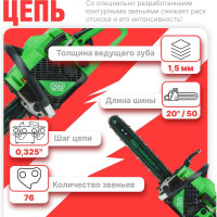 Бензопила DGM GS-232