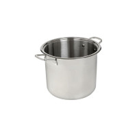 Кастрюля Webber BE-128-10L из нержавеющей стали 10 литров, 24x21 см 0R-00006128