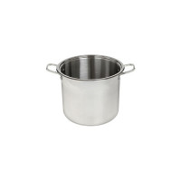 Кастрюля Webber BE-128-10L из нержавеющей стали 10 литров, 24x21 см 0R-00006128