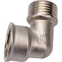 Угольник STI 1/2" ВР/НР никелированный 767