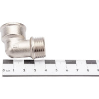 Угольник STI 1/2" ВР/НР никелированный 767