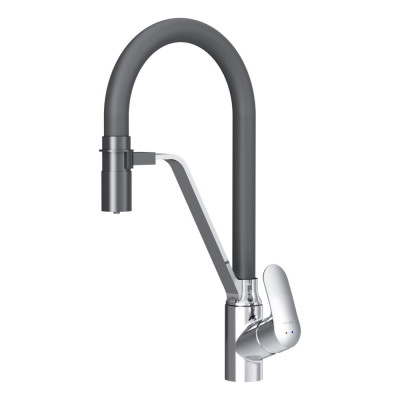 Смеситель для кухни AM.PM Like с каналом для питьевой воды и гибким изливом, хром F8007802