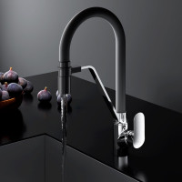 Смеситель для кухни AM.PM Like с каналом для питьевой воды и гибким изливом, хром F8007802