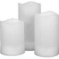 Садовый светильник на солнечной батарее Uniel «Свеча», в наборе из 3 штук USL-S-816/PT150 CANDLE UL-00009381