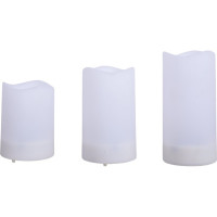 Садовый светильник на солнечной батарее Uniel «Свеча», в наборе из 3 штук USL-S-816/PT150 CANDLE UL-00009381