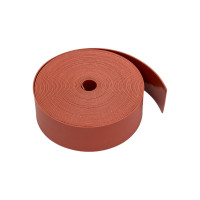 Термоусаживаемая лента с клеевым подслоем КВТ ТЛК-25-0.8-5 красная (5м) 84908