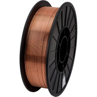 Проволока сварочная омедненная ER 70S-6 (1 мм; катушка D200; 5 кг) SOLARIS WM-ER70S6-10050