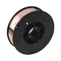 Проволока сварочная омедненная ER 70S-6 (1 мм; катушка D200; 5 кг) SOLARIS WM-ER70S6-10050