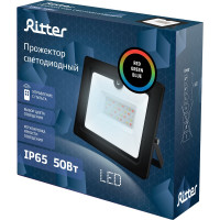 Светодиодный прожектор RITTER RGB 50Вт IP65 с пультом ДУ 53403 7