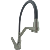 Смеситель для кухни Rainsberg с силиконовым гибким изливом, латунь R603CY-2