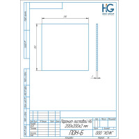Листовой паронит HG 200х200х2мм (2шт) 1647485