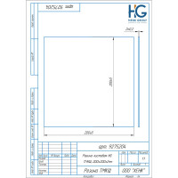 Листовая резина HG ТМКЩ 20смх20смх2мм, 2 шт 1647478