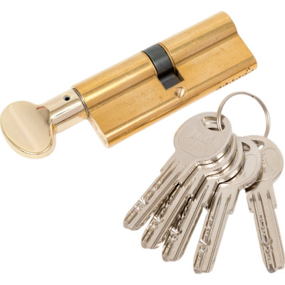 Цилиндровый механизм с вертушкой KALE KILIT 164 SM/80 (35+10+35) мм, латунь, 5 кл. 25573