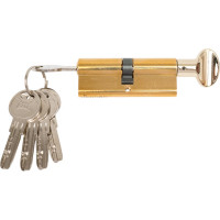 Цилиндровый механизм с вертушкой KALE KILIT 164 SM/80 (35+10+35) мм, латунь, 5 кл. 25573