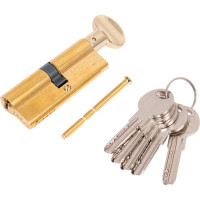 Цилиндровый механизм с вертушкой KALE KILIT 164 SM/80 (35+10+35) мм, латунь, 5 кл. 25573