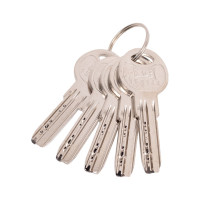 Цилиндровый механизм с вертушкой KALE KILIT 164 SM/80 (35+10+35) мм, латунь, 5 кл. 25573