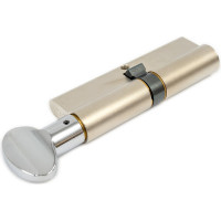 Цилиндровый механизм с вертушкой KALE KILIT 164 SM/90 (40+10+40) мм, никель, 5 кл. 25583