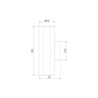 Настенный светильник Elektrostandard Ribs MRL 1017 белый a058987