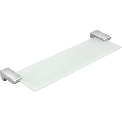 Полка Solinne Mirror стеклянная, хром, стекло-сатин B-85711 2552.389